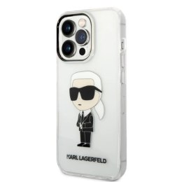 Etui Karl Lagerfeld Ikonik Karl na iPhone 14 Pro - przezroczyste