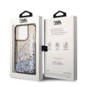 Etui Karl Lagerfeld Liquid Glitter Elong na iPhone 14 Pro Max - czarne