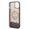 Etui Karl Lagerfeld Liquid Glitter RSG na iPhone 14 Plus - czarne