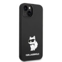 Etui Karl Lagerfeld Silicone Choupette na iPhone 14 Plus - czarne