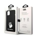 Etui Karl Lagerfeld Silicone Choupette na iPhone 14 Plus - czarne