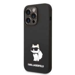 Etui Karl Lagerfeld Silicone Choupette na iPhone 14 Pro Max - czarne