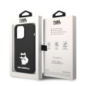 Etui Karl Lagerfeld Silicone Choupette na iPhone 14 Pro Max - czarne