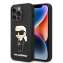 Etui Karl Lagerfeld Silicone Ikonik MagSafe na iPhone 14 Pro Max - czarne