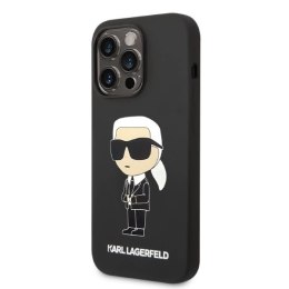 Etui Karl Lagerfeld Silicone Ikonik MagSafe na iPhone 14 Pro Max - czarne