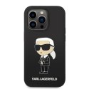 Etui Karl Lagerfeld Silicone Ikonik MagSafe na iPhone 14 Pro Max - czarne