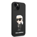 Etui Karl Lagerfeld Silicone Ikonik na iPhone 14 Plus - czarne