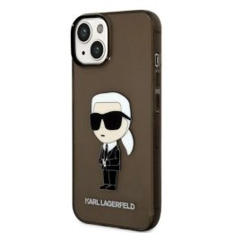 Etui Karl Lagerfeld Ikonik Karl na iPhone 14 - czarne