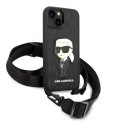 Etui Karl Lagerfeld Monogram Ikonik Patch na iPhone 14 Plus - czarne