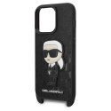 Etui Karl Lagerfeld Monogram Ikonik Patch na iPhone 14 Pro - czarne