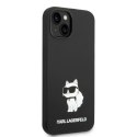 Etui Karl Lagerfeld Silicone Choupette MagSafe na iPhone 14 Plus - czarne