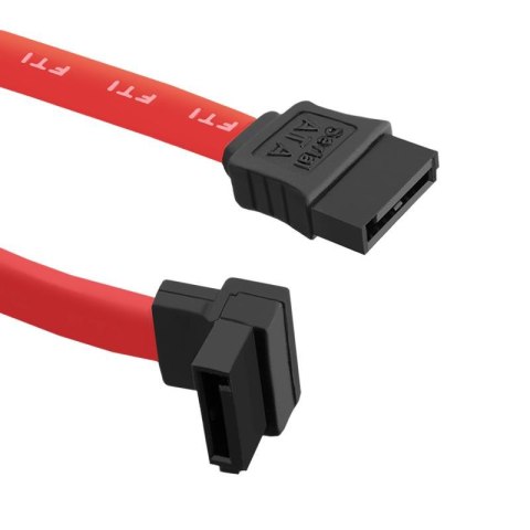 Qoltec Kabel SATA Qoltec S - R/A 0,35m