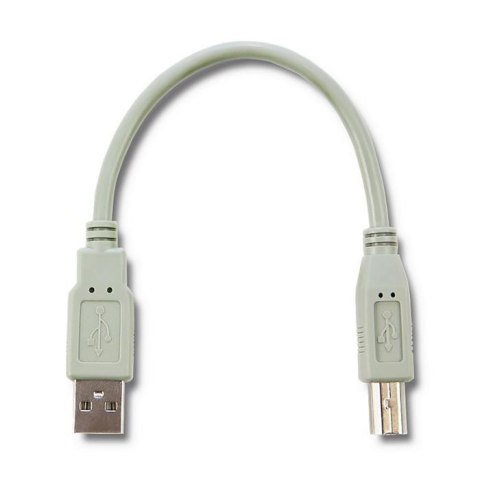 Qoltec Kabel USB 2.0 Qoltec A męski / B męski | 0,19m