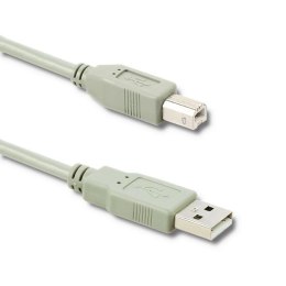 Qoltec Kabel USB 2.0 Qoltec A męski / B męski | 0,5m