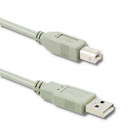 Qoltec Kabel USB 2.0 Qoltec A męski / B męski | 0,5m