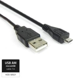 Qoltec Kabel USB Qoltec 2.0 A męska / Micro USB męska 1m