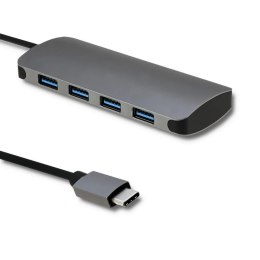 Qoltec Kabel adapter Qoltec USB 3.1 typ CM / 4 x USB 3.0 / DC