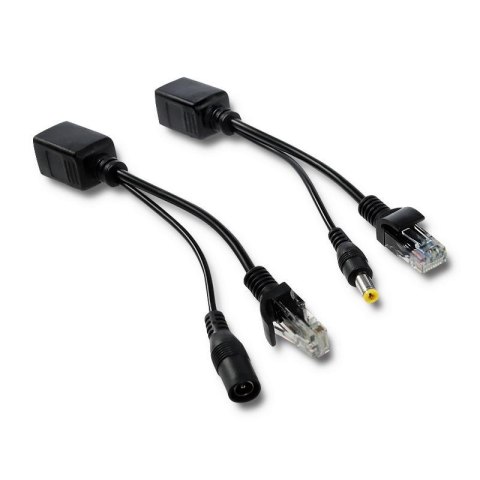 Qoltec Kabel adapter zasilania PoE Qoltec | LAN | RJ-45