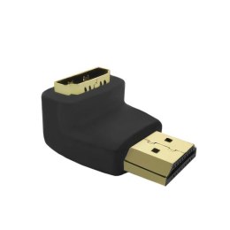 Qoltec Przejściówka Qoltec HDMI męska/ HDMI żeńska (kątowa)