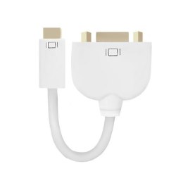 Qoltec Przejściówka Qoltec Mini DVI męska/ VGA żeńska/do Apple