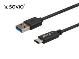 SAVIO Kabel USB 3.0 A (M)-USB 3.1 Typ C (M) SAVIO CL-101