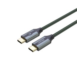 UNITEK Kabel USB-C Unitek C14079GN 10Gbps, 4K 60Hz, 20V/5A, M/M, 1m, oplot