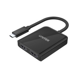 UNITEK Kabel adapter Unitek V1408A USB-C - 2xHDMI 2.0a, 4K, 60Hz