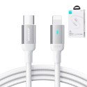 Kabel Joyroom Extraordinary Series A10 Lightning / USB-C PD 20W 1.2 m - biały