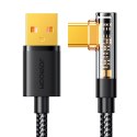 Kabel Joyroom Gaming Cable S-UC027A6 USB-C (kątowy) / USB-A (prosty) 3A 1.2 m - czarny