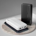 Dudao powerbank 20000mAh 2xUSB-A 10W biały (K4S+)