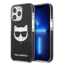 Etui Karl Lagerfeld Choupette Head na iPhone 13 Pro Max - czarne