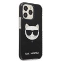 Etui Karl Lagerfeld Choupette Head na iPhone 13 Pro Max - czarne