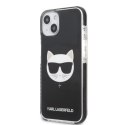 Etui Karl Lagerfeld Choupette Head na iPhone 13 - czarne