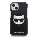 Etui Karl Lagerfeld Choupette Head na iPhone 13 - czarne