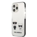 Etui Karl Lagerfeld Karl&Choupette na iPhone 13 Pro Max - białe