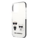 Etui Karl Lagerfeld Karl&Choupette na iPhone 13 Pro Max - białe