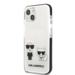 Etui Karl Lagerfeld Karl&Choupette na iPhone 13 - białe