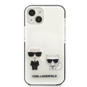 Etui Karl Lagerfeld Karl&Choupette na iPhone 13 - białe