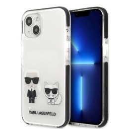 Etui Karl Lagerfeld Karl&Choupette na iPhone 13 mini - białe