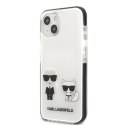 Etui Karl Lagerfeld Karl&Choupette na iPhone 13 mini - białe