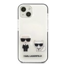 Etui Karl Lagerfeld Karl&Choupette na iPhone 13 mini - białe