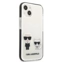 Etui Karl Lagerfeld Karl&Choupette na iPhone 13 mini - białe