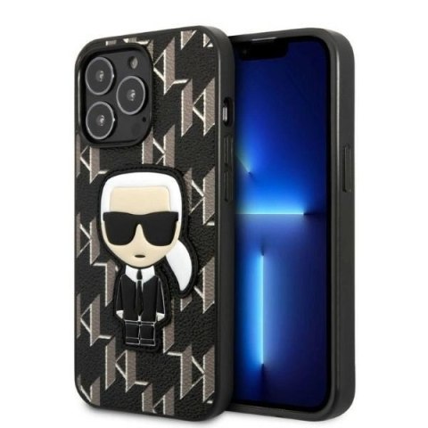 Etui Karl Lagerfeld Monogram Ikonik Patch na iPhone 13 Pro Max - czarne