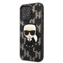 Etui Karl Lagerfeld Monogram Ikonik Patch na iPhone 13 Pro Max - czarne