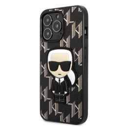 Etui Karl Lagerfeld Monogram Ikonik Patch na iPhone 13 Pro Max - czarne