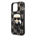 Etui Karl Lagerfeld Monogram Ikonik Patch na iPhone 13 Pro Max - czarne