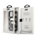 Etui Karl Lagerfeld Monogram Ikonik Patch na iPhone 13 Pro Max - czarne