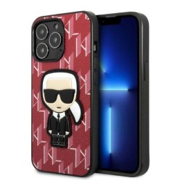 Etui Karl Lagerfeld Monogram Ikonik Patch na iPhone 13 Pro Max - czerwone