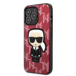 Etui Karl Lagerfeld Monogram Ikonik Patch na iPhone 13 Pro Max - czerwone