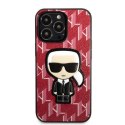 Etui Karl Lagerfeld Monogram Ikonik Patch na iPhone 13 Pro Max - czerwone